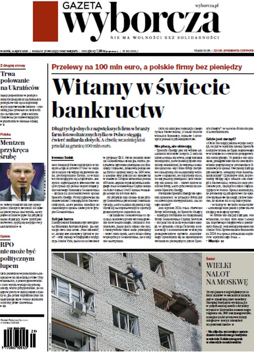 Gazeta Wyborcza 14.07.2026
