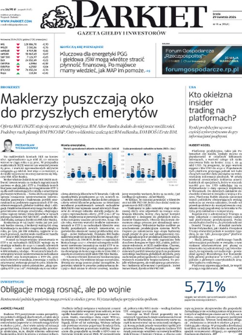 Parkiet 29.04.2026