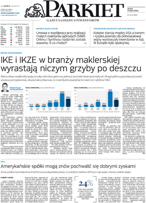 Parkiet 14.07.2026