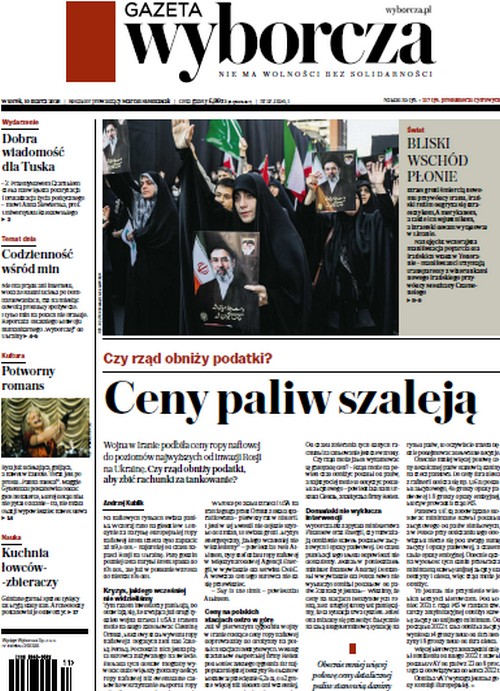 Gazeta Wyborcza 10.03.2026