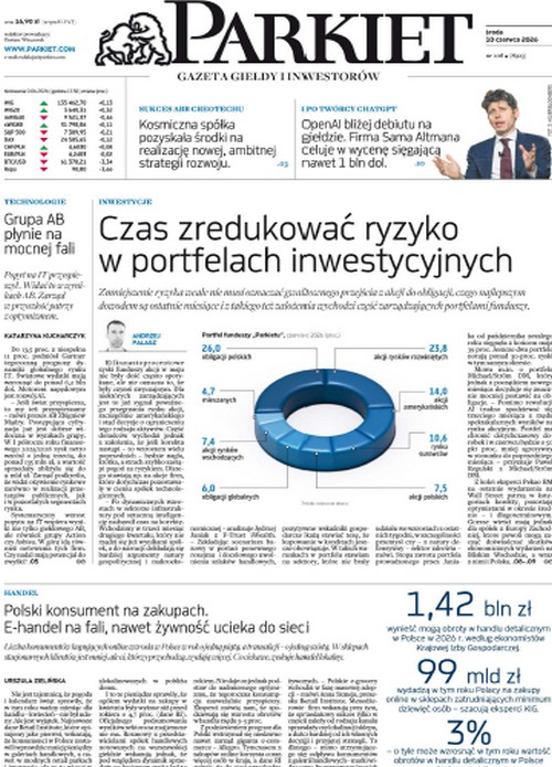Parkiet 10.06.2026