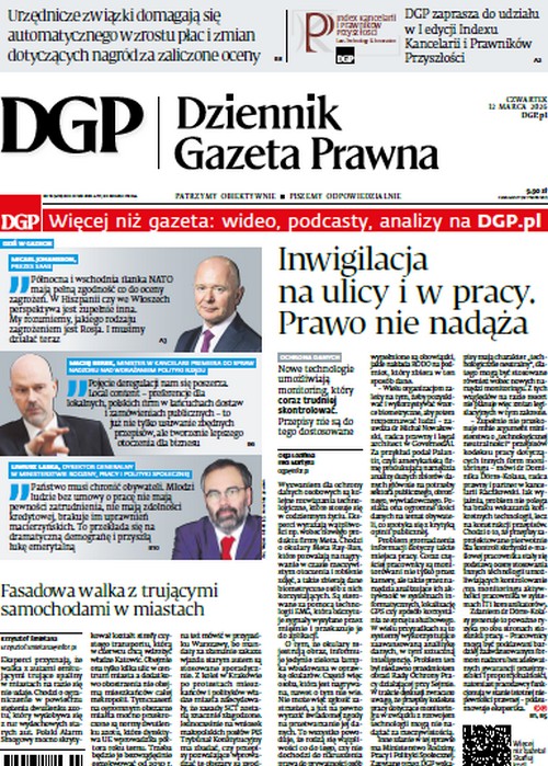 Dziennik Gazeta Prawna 12.03.2026