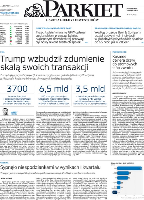 Parkiet 25.05.2026
