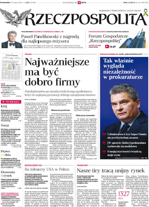 Rzeczpospolita 25.05.2026