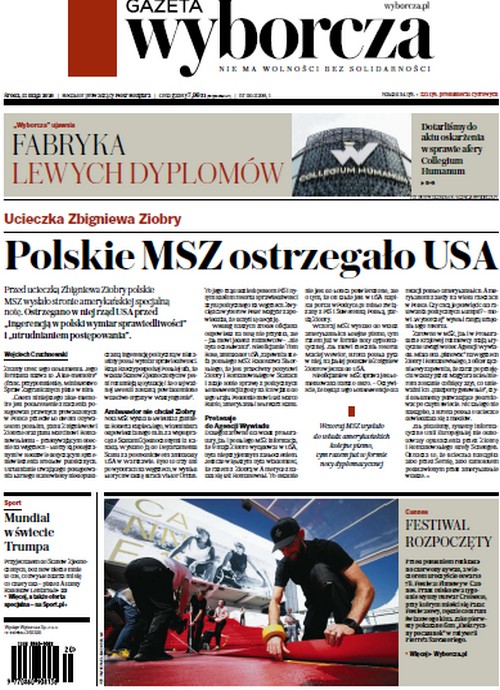 Gazeta Wyborcza 13.05.2026