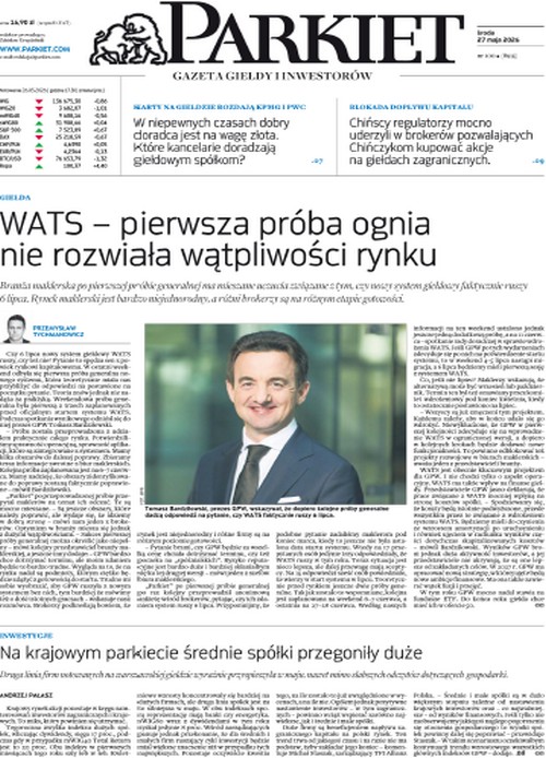 Parkiet 27.05.2026