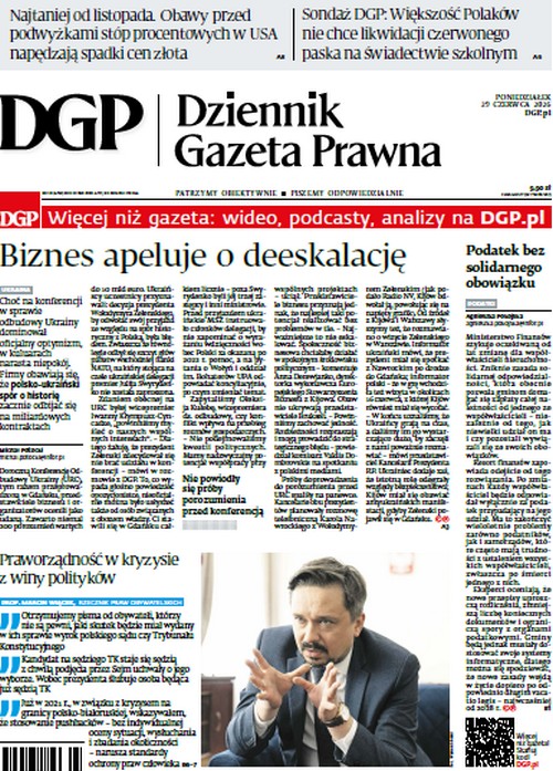 Dziennik Gazeta Prawna 29.06.2026