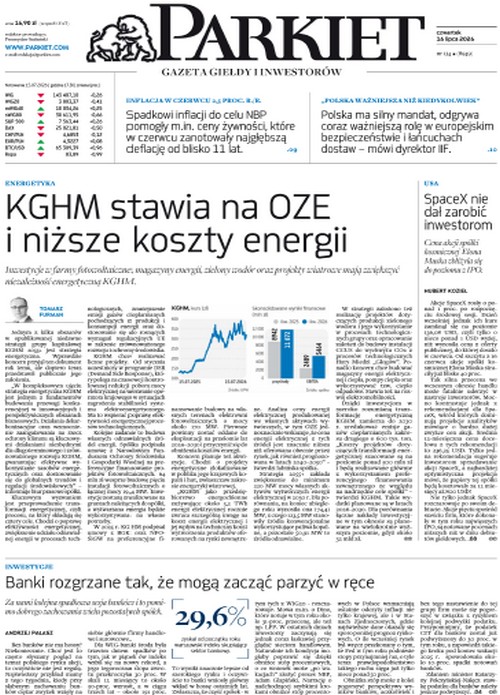 Parkiet 16.07.2026