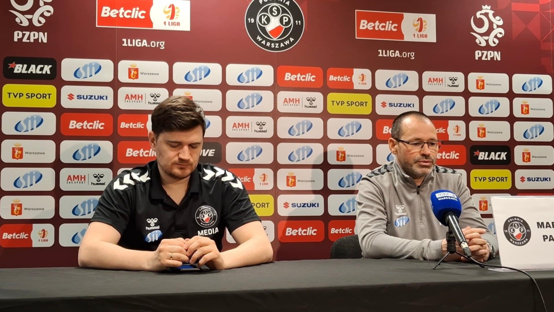 Konferencja prasowa przed meczem z ŁKS-em Łódź