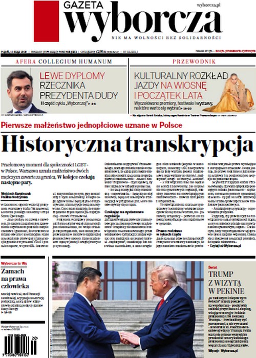 Gazeta Wyborcza 15.05.2026