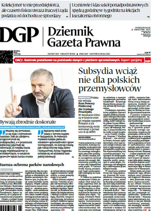 Dziennik Gazeta Prawna 27.04.2026