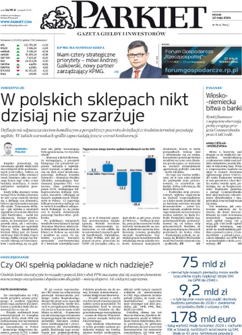 Parkiet 12.05.2026