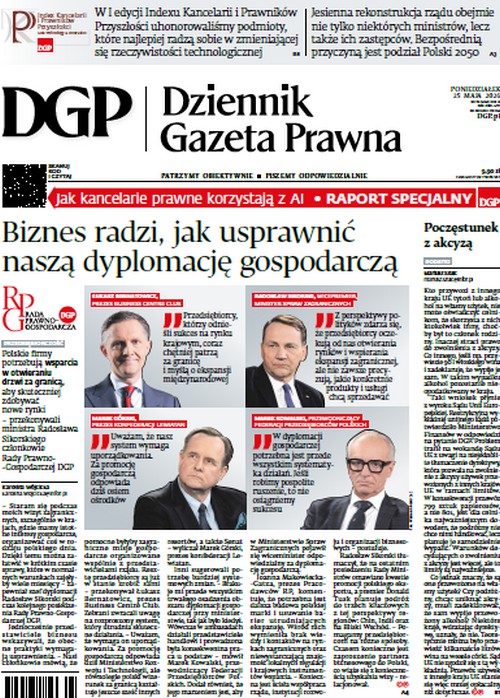 Dziennik Gazeta Prawna 25.05.2026