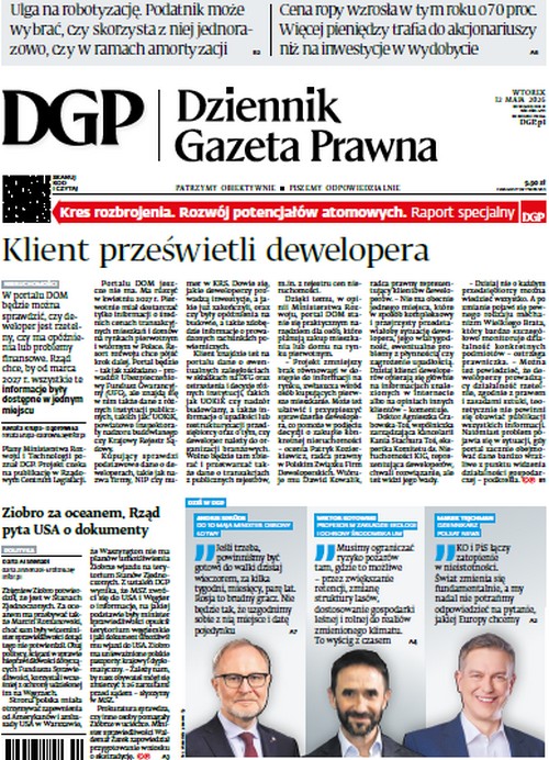 Dziennik Gazeta Prawna 12.05.2026