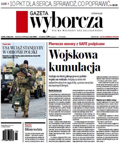 Gazeta Wyborcza 29.05.2026