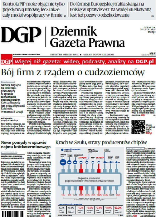Dziennik Gazeta Prawna 30.07.2026