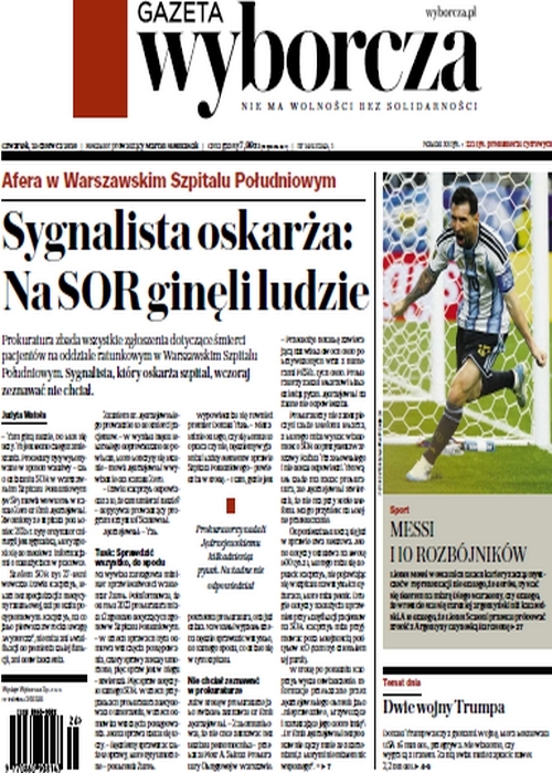 Gazeta Wyborcza 25.06.2026