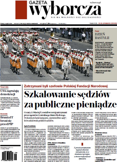 Gazeta Wyborcza 15.07.2026