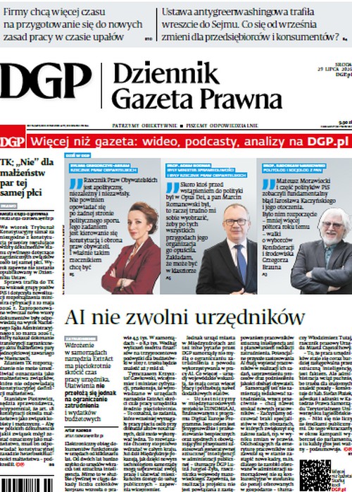 Dziennik Gazeta Prawna 29.07.2026