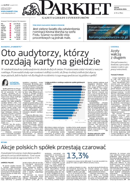 Parkiet 28.04.2026