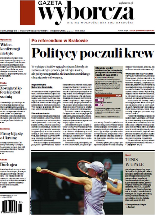 Gazeta Wyborcza 26.05.2026